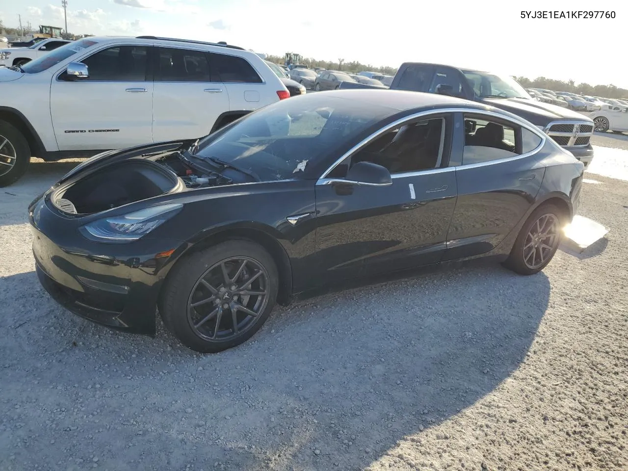 2019 Tesla Model 3 VIN: 5YJ3E1EA1KF297760 Lot: 74206784