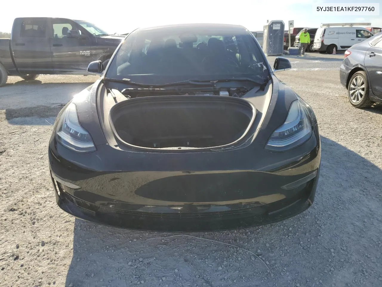 2019 Tesla Model 3 VIN: 5YJ3E1EA1KF297760 Lot: 74206784