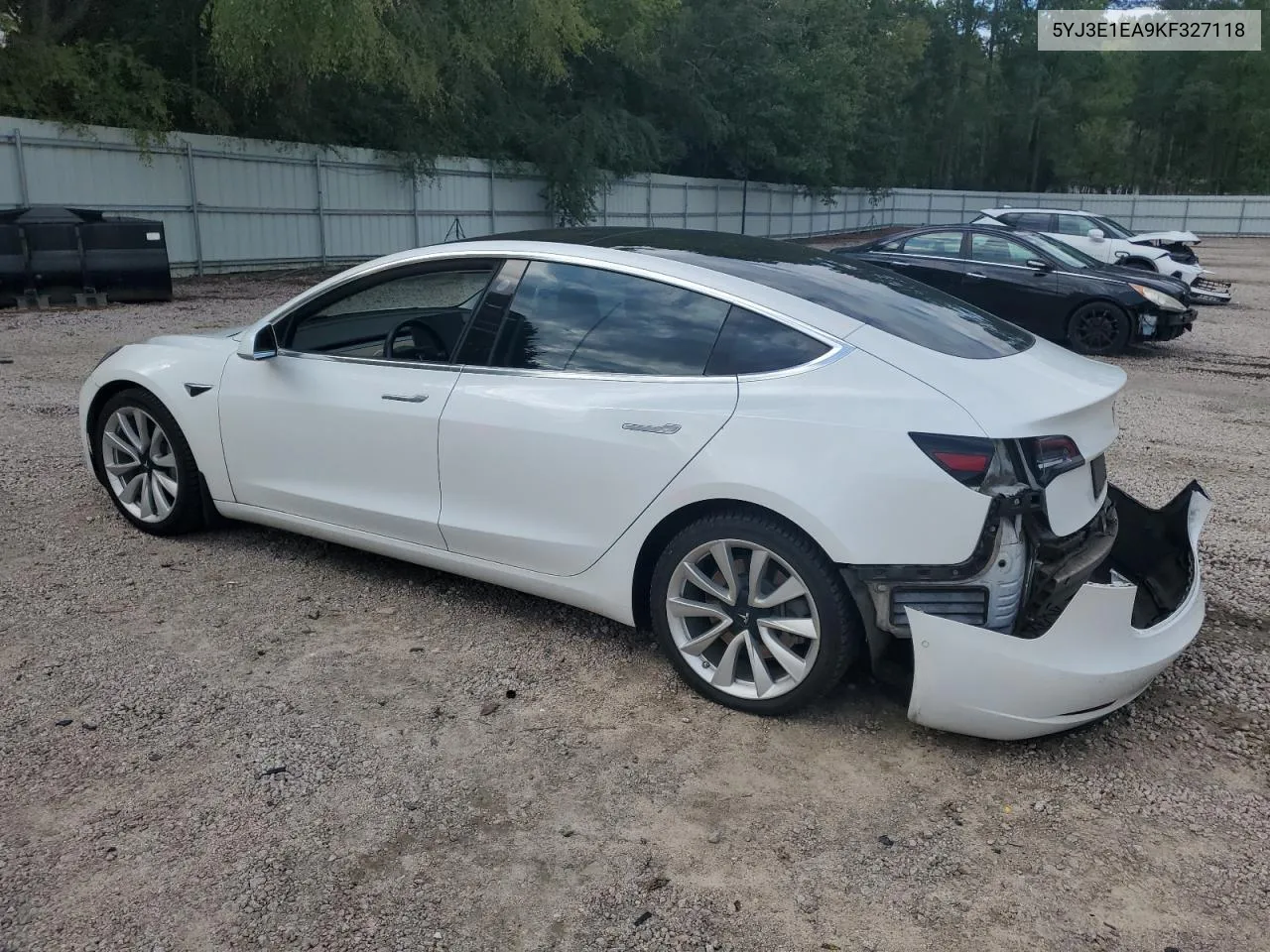 2019 Tesla Model 3 VIN: 5YJ3E1EA9KF327118 Lot: 74582274