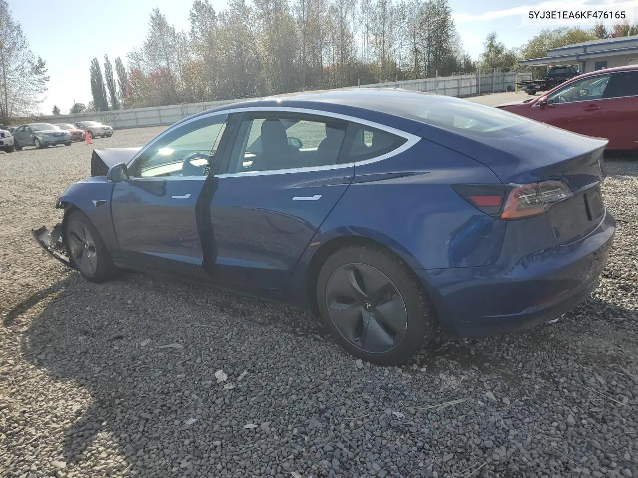 2019 Tesla Model 3 VIN: 5YJ3E1EA6KF476165 Lot: 74629624