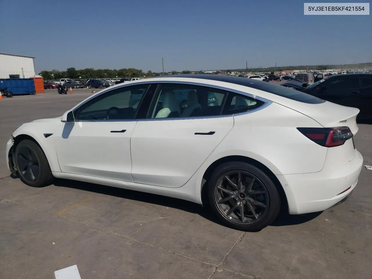 2019 Tesla Model 3 VIN: 5YJ3E1EB5KF421554 Lot: 74889824