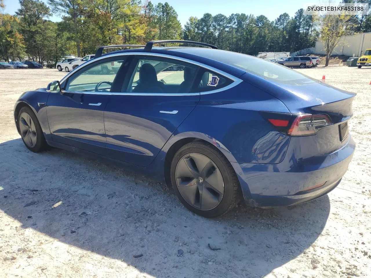 2019 Tesla Model 3 VIN: 5YJ3E1EB1KF453188 Lot: 75173534