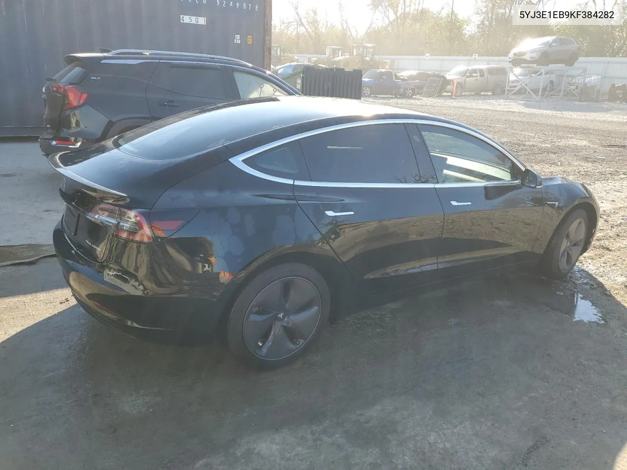 2019 Tesla Model 3 VIN: 5YJ3E1EB9KF384282 Lot: 75454894