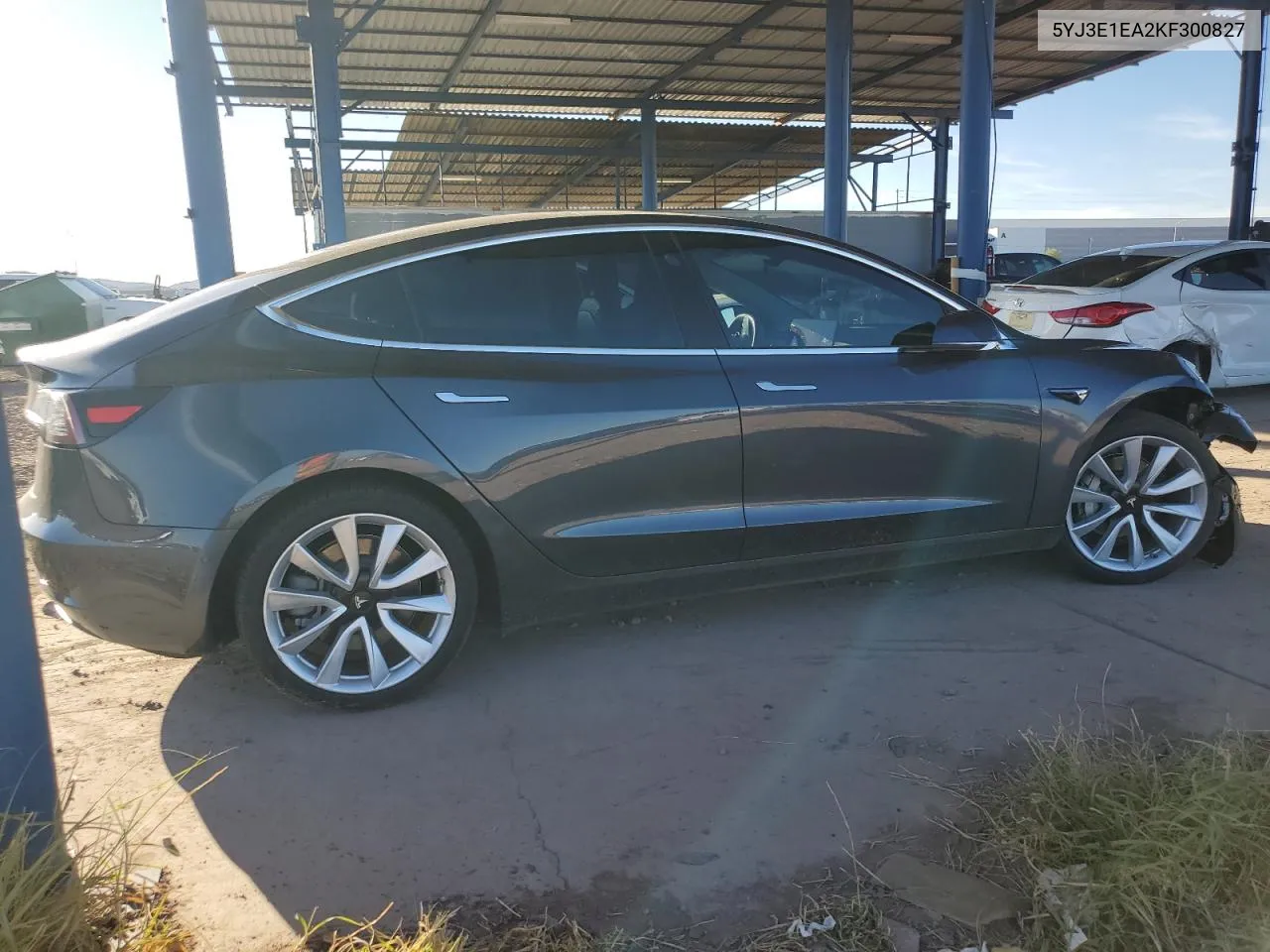 2019 Tesla Model 3 VIN: 5YJ3E1EA2KF300827 Lot: 75471434