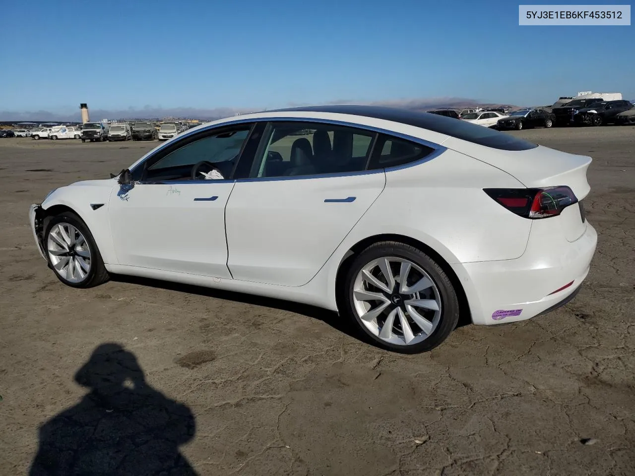 2019 Tesla Model 3 VIN: 5YJ3E1EB6KF453512 Lot: 75526024