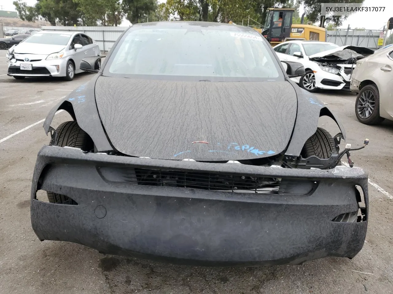 2019 Tesla Model 3 VIN: 5YJ3E1EA4KF317077 Lot: 75555654