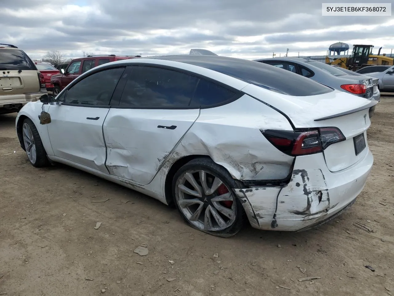 2019 Tesla Model 3 VIN: 5YJ3E1EB6KF368072 Lot: 75580853