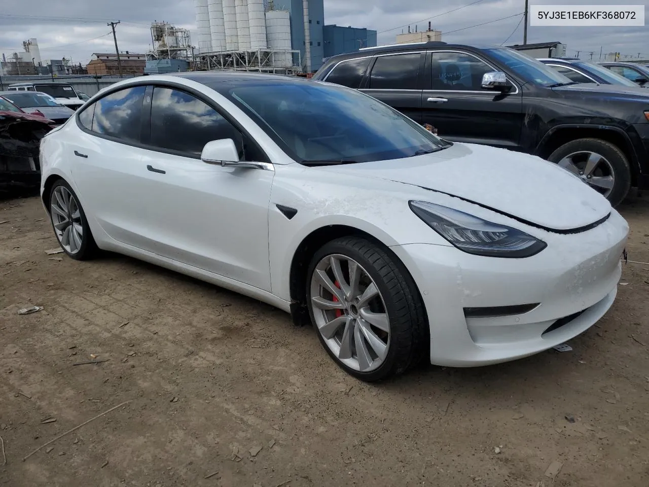 5YJ3E1EB6KF368072 2019 Tesla Model 3