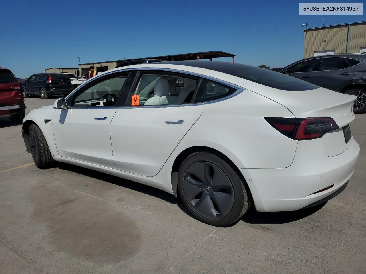 2019 Tesla Model 3 VIN: 5YJ3E1EA2KF314937 Lot: 75770424