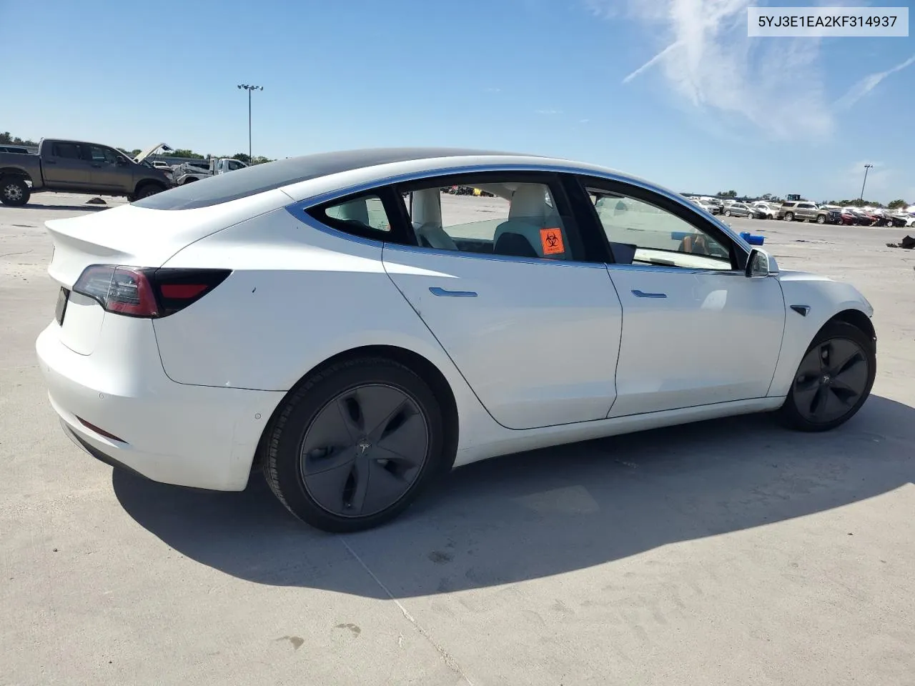 2019 Tesla Model 3 VIN: 5YJ3E1EA2KF314937 Lot: 75770424