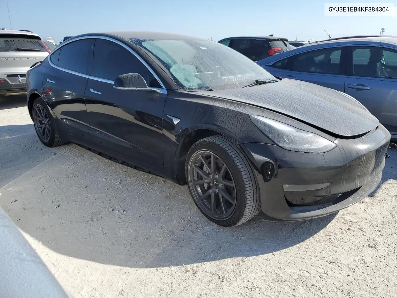 2019 Tesla Model 3 VIN: 5YJ3E1EB4KF384304 Lot: 76106084