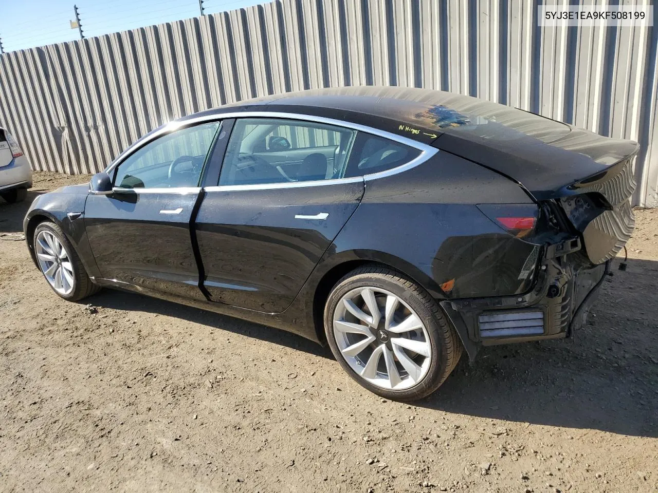 2019 Tesla Model 3 VIN: 5YJ3E1EA9KF508199 Lot: 76563334