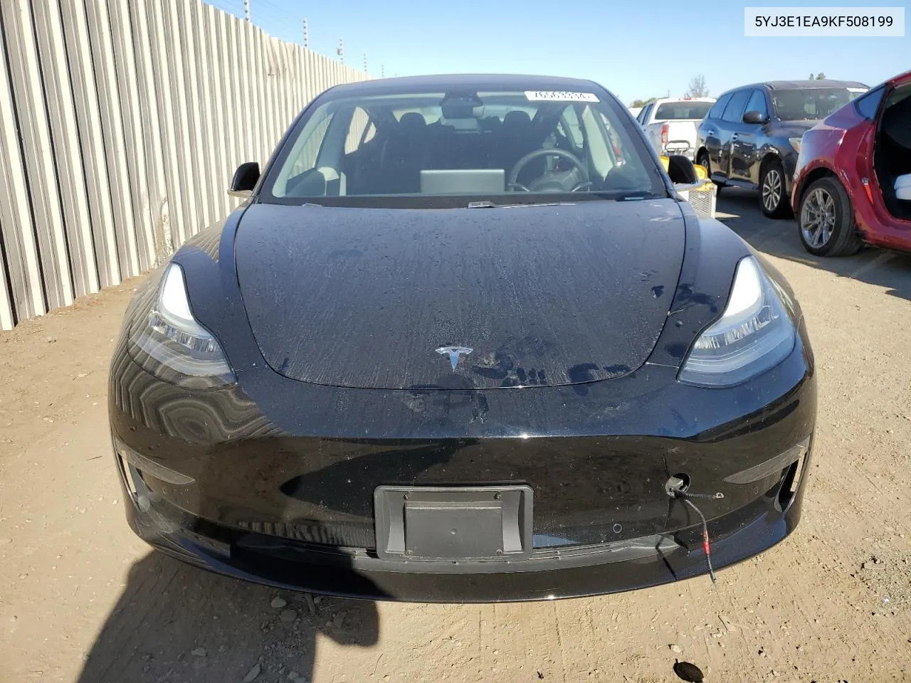 2019 Tesla Model 3 VIN: 5YJ3E1EA9KF508199 Lot: 76563334