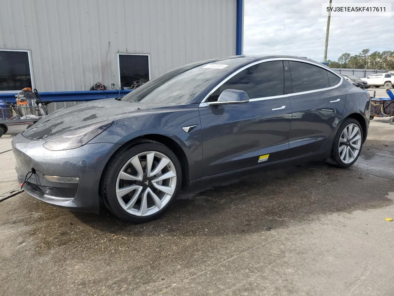 2019 Tesla Model 3 VIN: 5YJ3E1EA5KF417611 Lot: 76583804