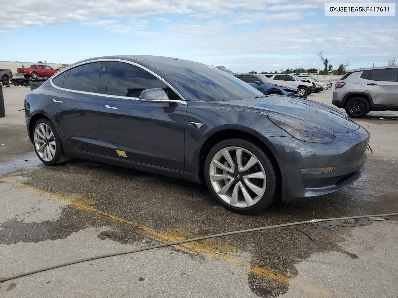 2019 Tesla Model 3 VIN: 5YJ3E1EA5KF417611 Lot: 76583804