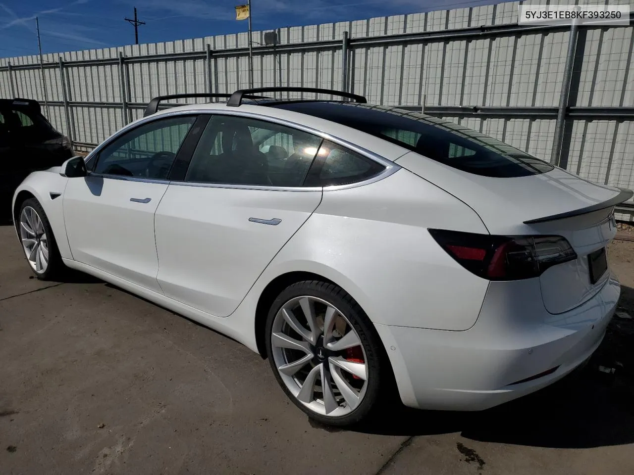 2019 Tesla Model 3 VIN: 5YJ3E1EB8KF393250 Lot: 76925094