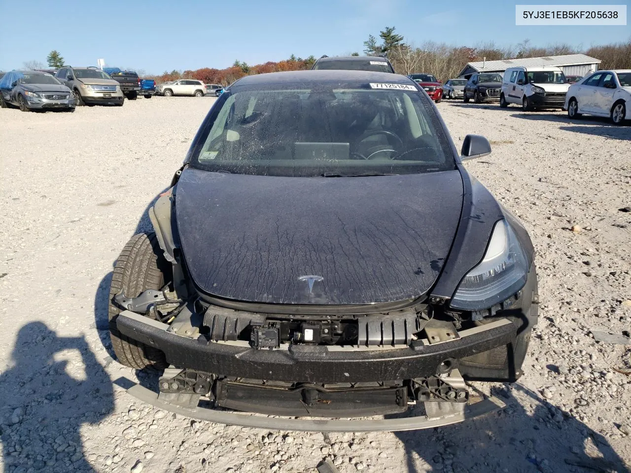 5YJ3E1EB5KF205638 2019 Tesla Model 3