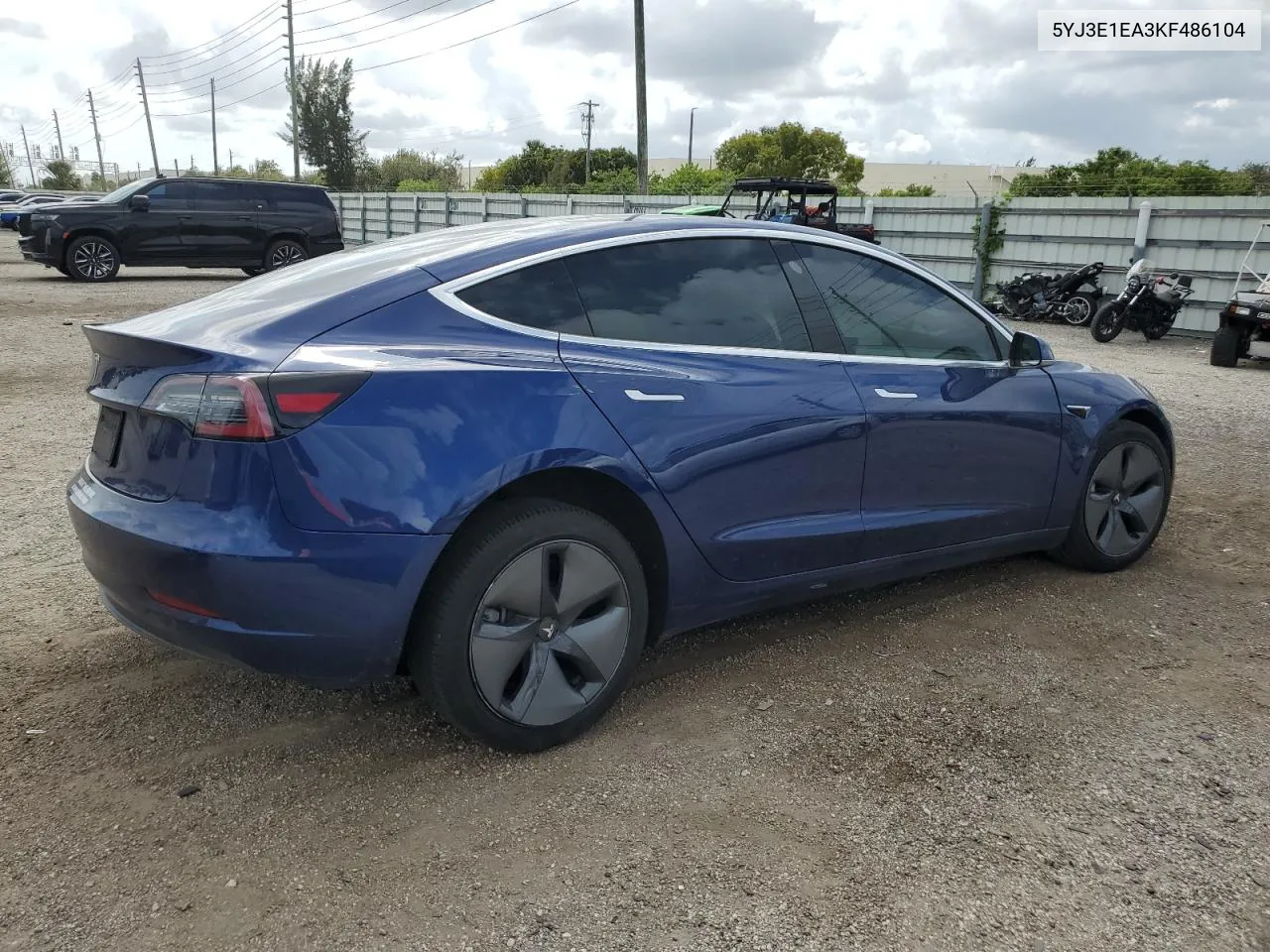 2019 Tesla Model 3 VIN: 5YJ3E1EA3KF486104 Lot: 77446284