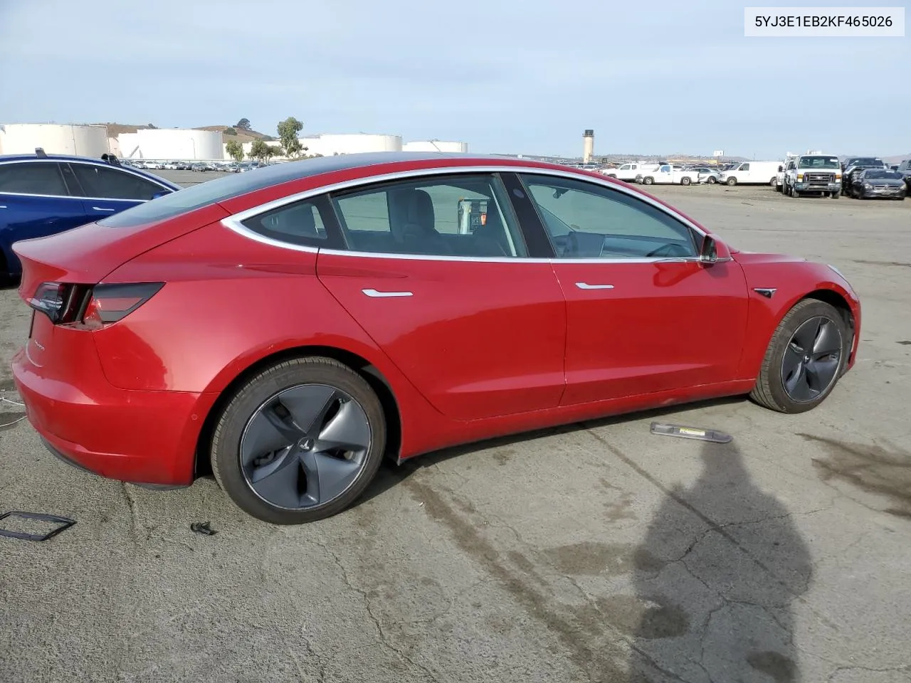 2019 Tesla Model 3 VIN: 5YJ3E1EB2KF465026 Lot: 77503054