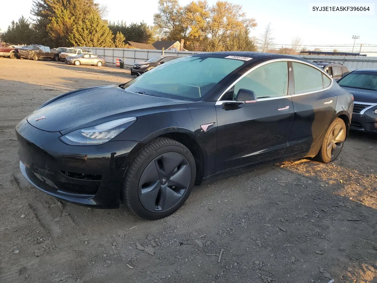 2019 Tesla Model 3 VIN: 5YJ3E1EA5KF396064 Lot: 77658194