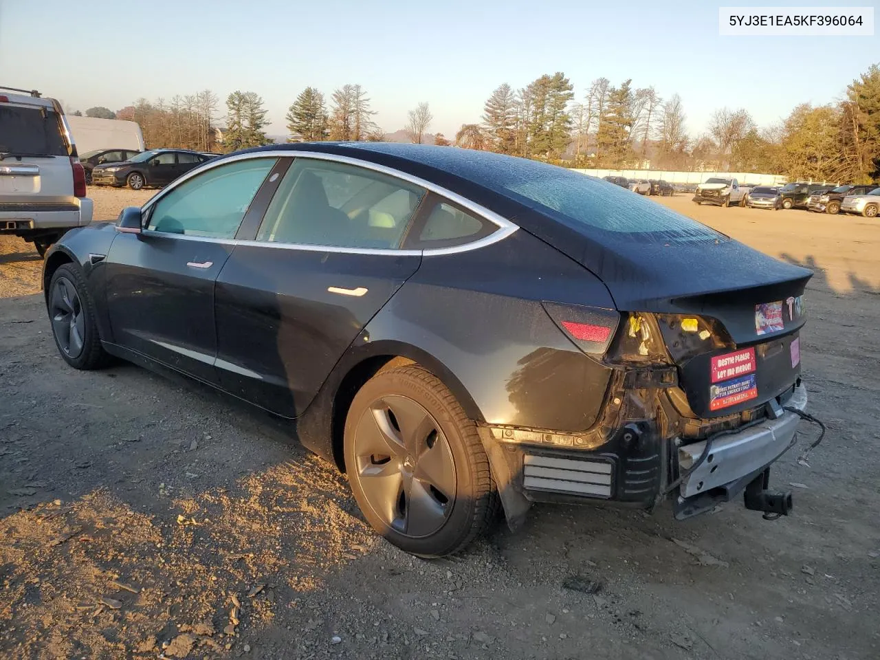 2019 Tesla Model 3 VIN: 5YJ3E1EA5KF396064 Lot: 77658194