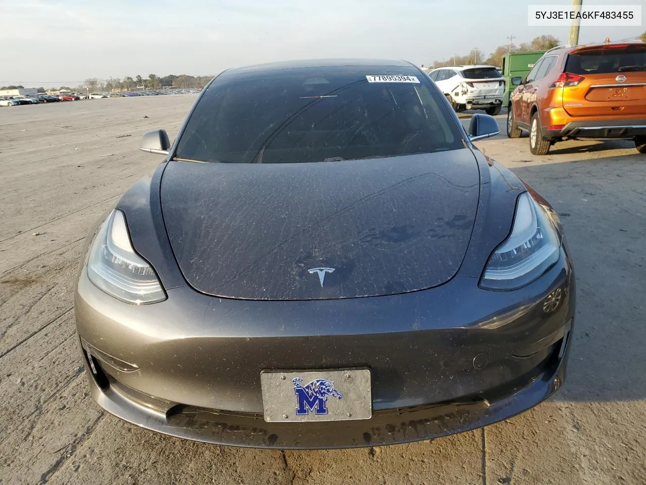 2019 Tesla Model 3 VIN: 5YJ3E1EA6KF483455 Lot: 77895394