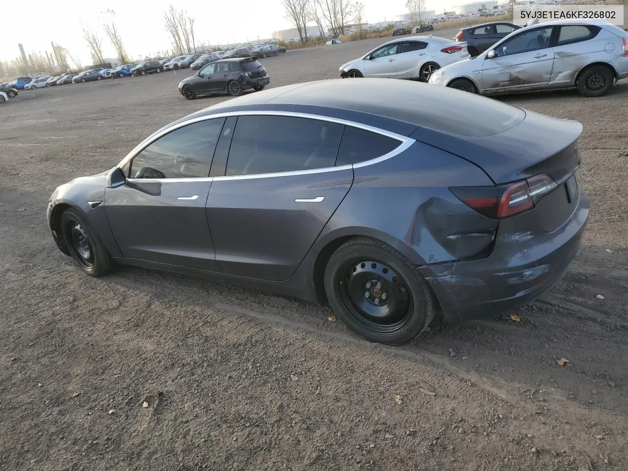 2019 Tesla Model 3 VIN: 5YJ3E1EA6KF326802 Lot: 78165564