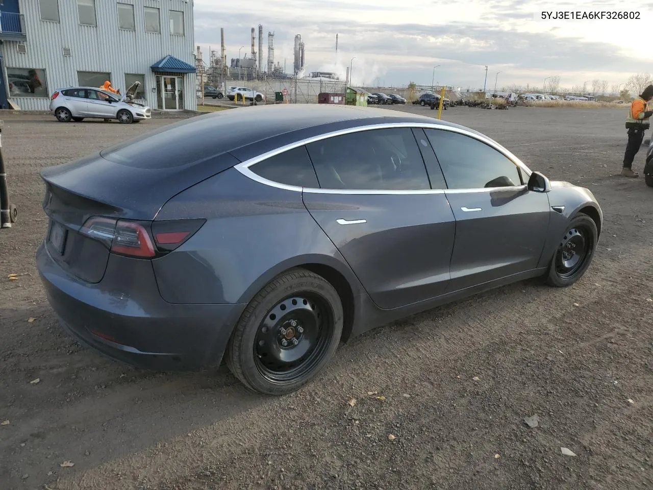 2019 Tesla Model 3 VIN: 5YJ3E1EA6KF326802 Lot: 78165564