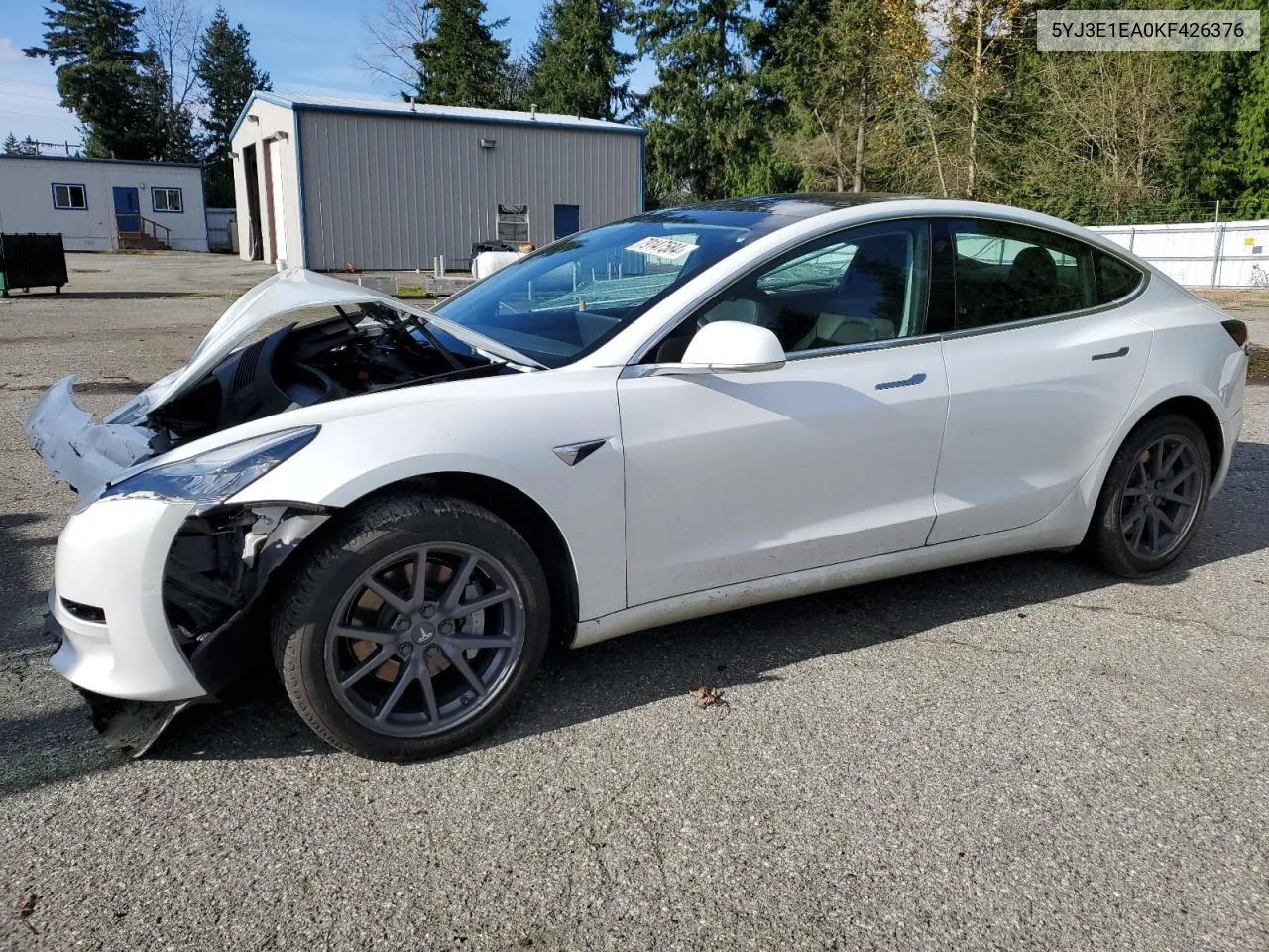 2019 Tesla Model 3 VIN: 5YJ3E1EA0KF426376 Lot: 79147584