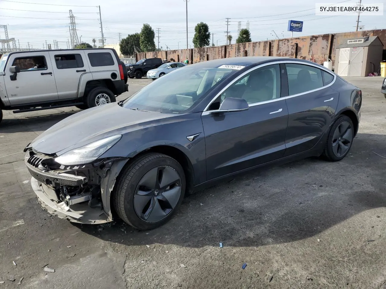 2019 Tesla Model 3 VIN: 5YJ3E1EA8KF464275 Lot: 79529874