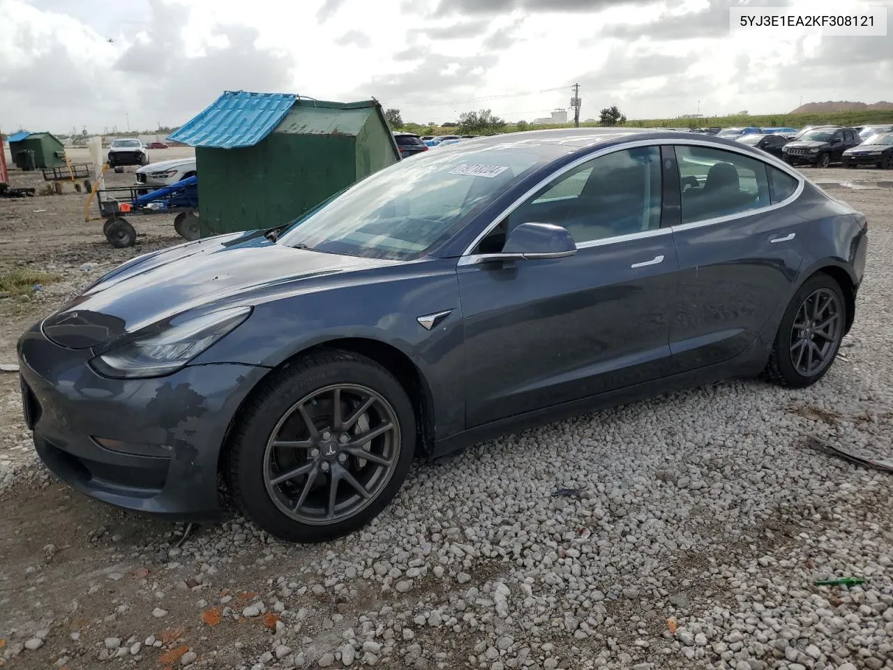 5YJ3E1EA2KF308121 2019 Tesla Model 3