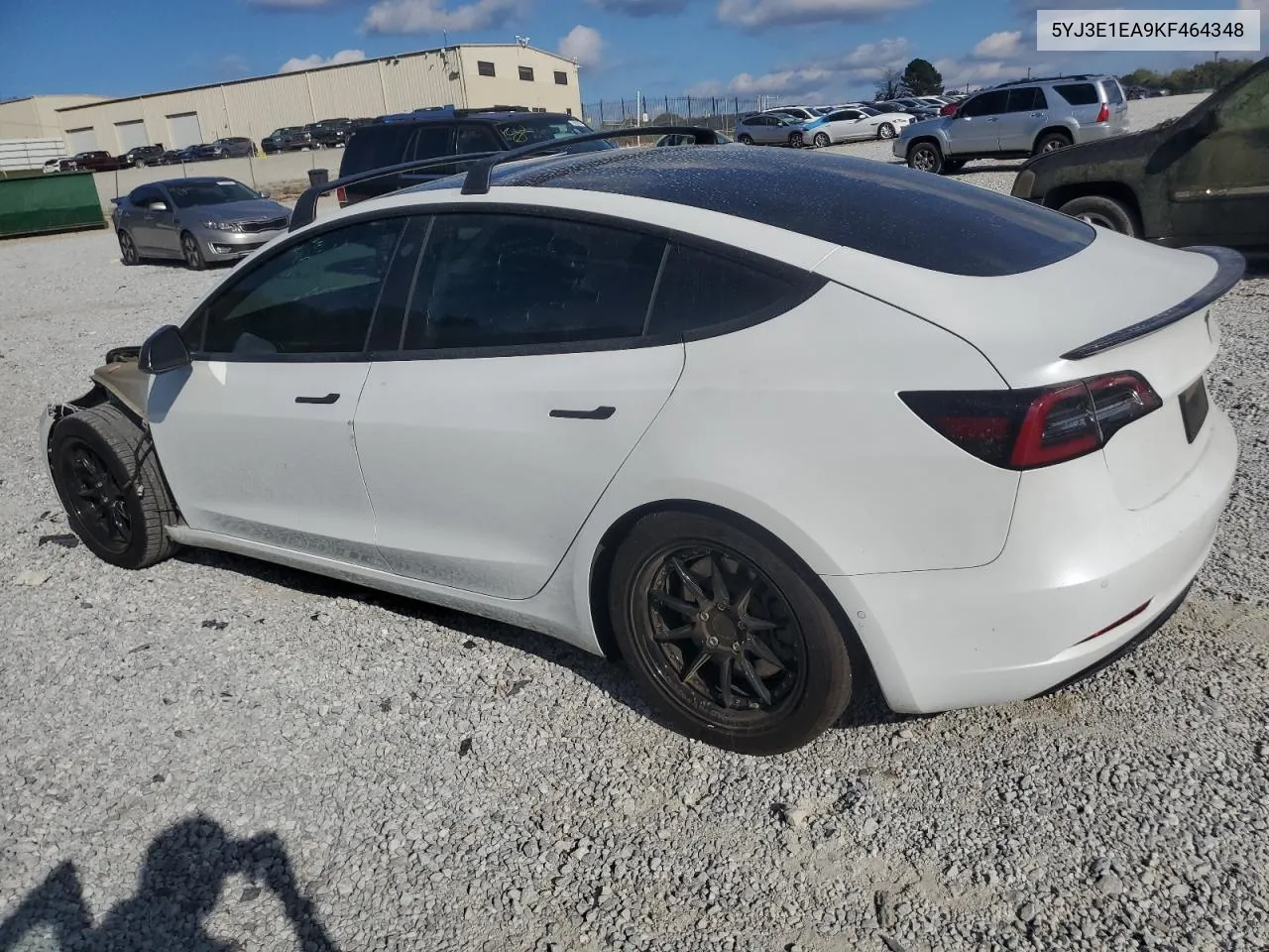 2019 Tesla Model 3 VIN: 5YJ3E1EA9KF464348 Lot: 79950534