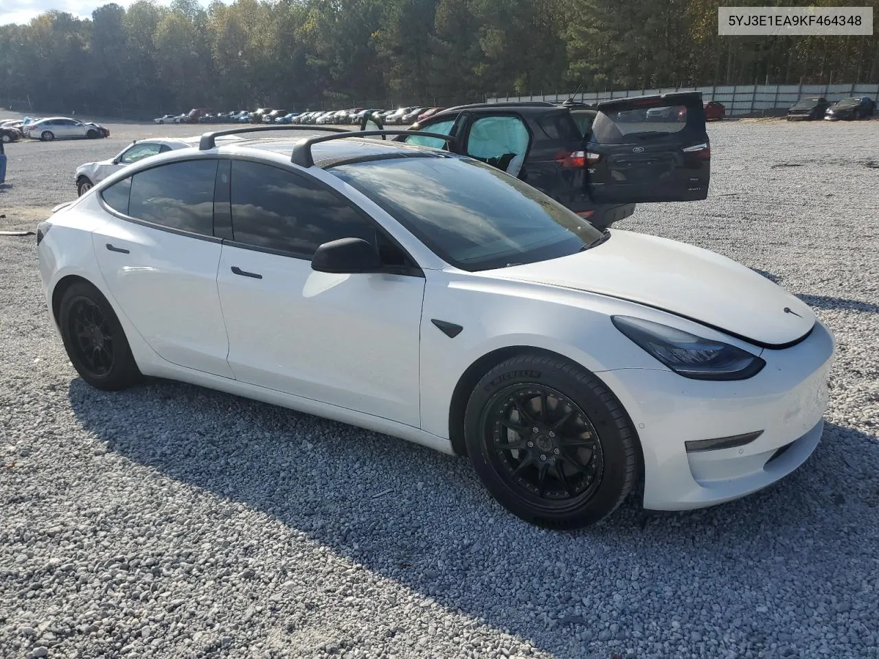 2019 Tesla Model 3 VIN: 5YJ3E1EA9KF464348 Lot: 79950534