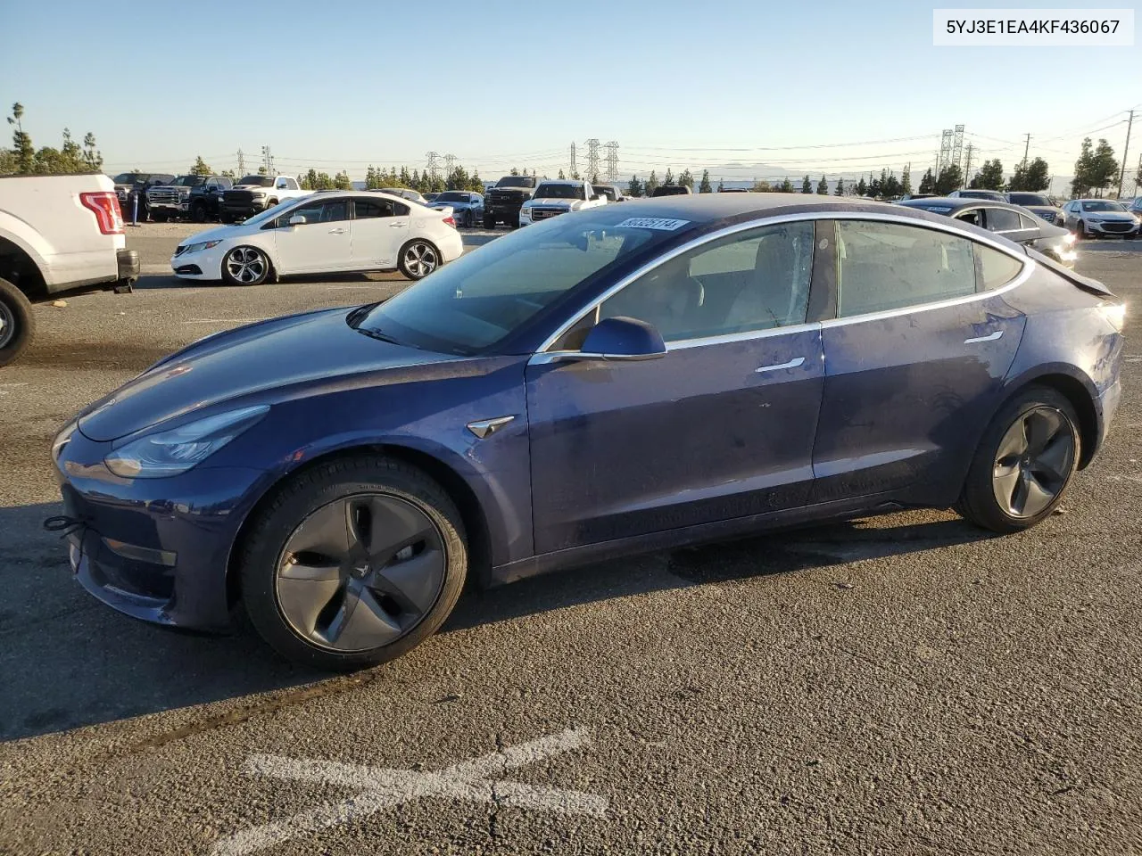 2019 Tesla Model 3 VIN: 5YJ3E1EA4KF436067 Lot: 80325114