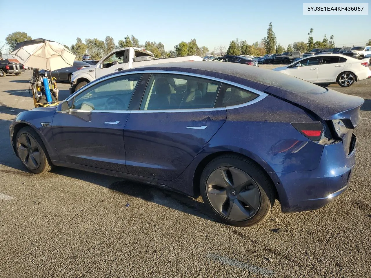 2019 Tesla Model 3 VIN: 5YJ3E1EA4KF436067 Lot: 80325114