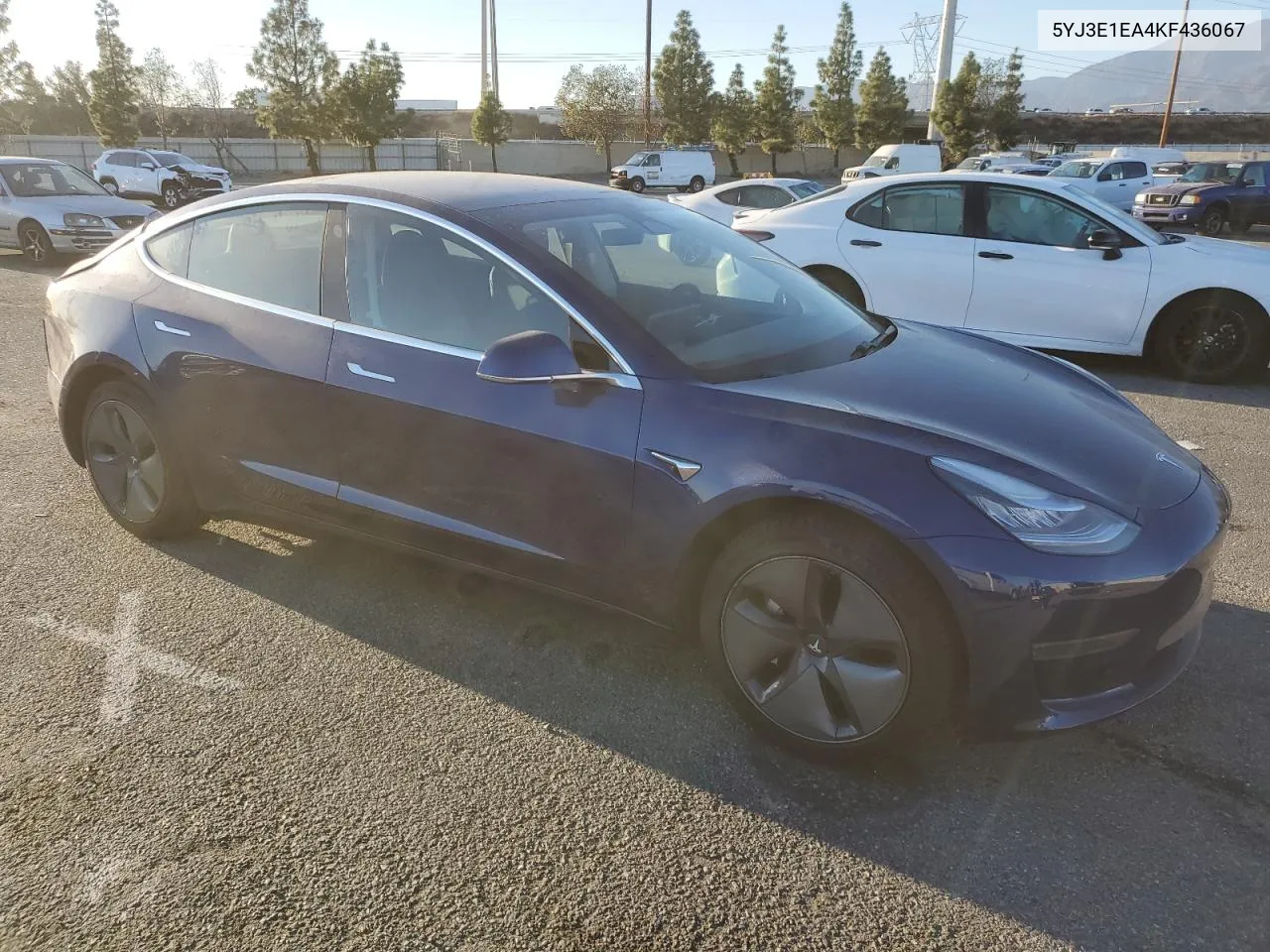 2019 Tesla Model 3 VIN: 5YJ3E1EA4KF436067 Lot: 80325114