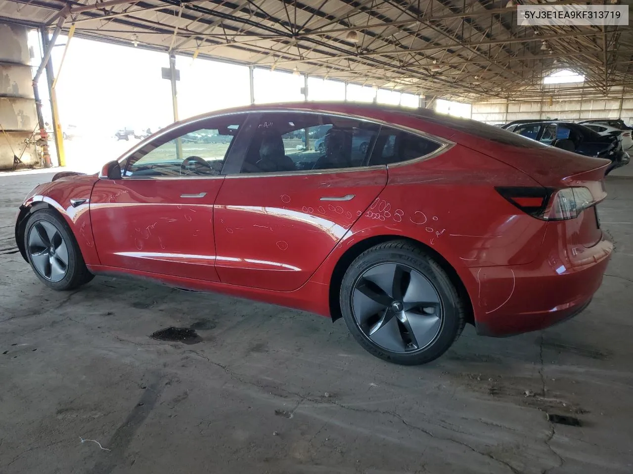 2019 Tesla Model 3 VIN: 5YJ3E1EA9KF313719 Lot: 80347374