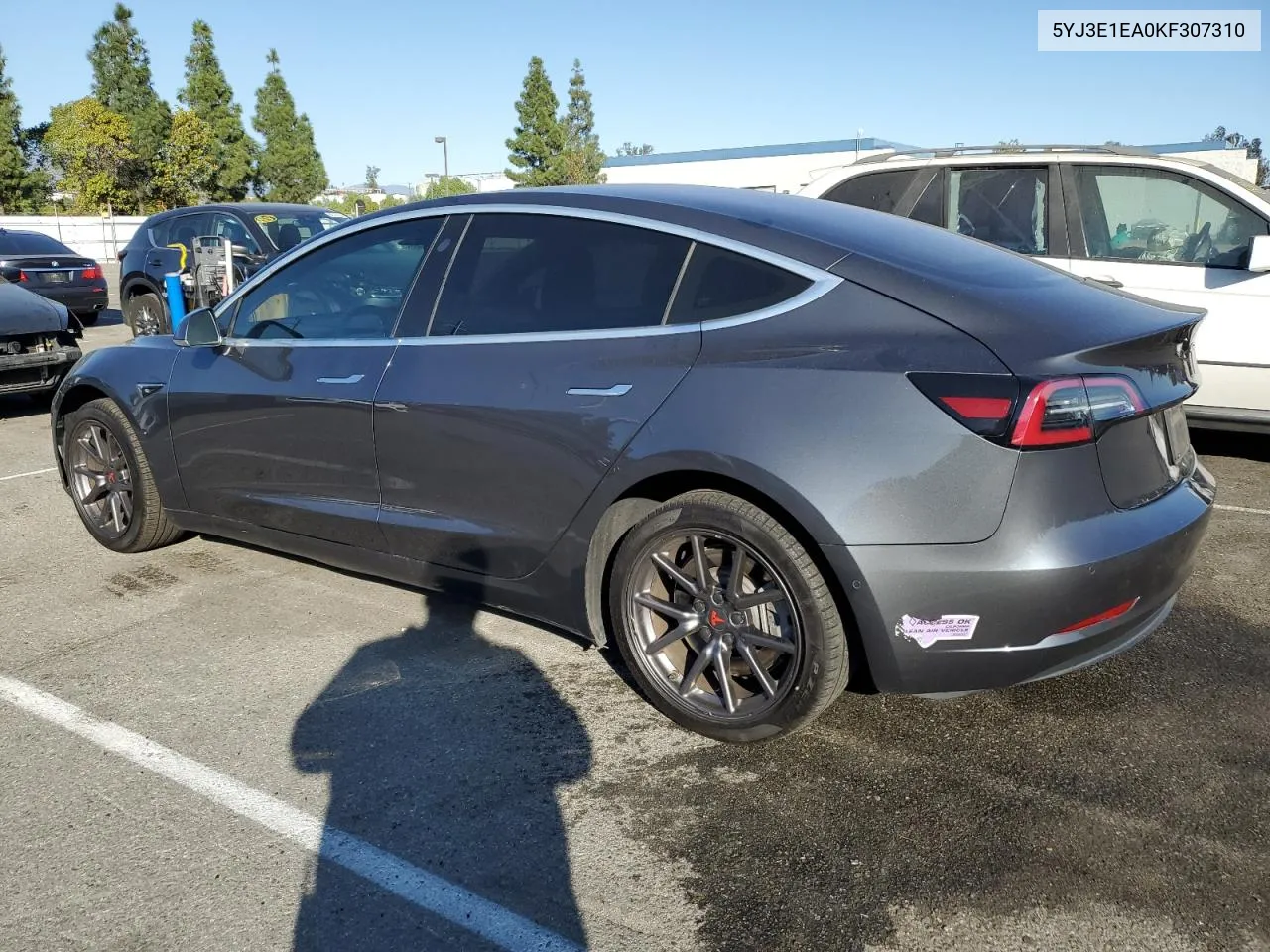 2019 Tesla Model 3 VIN: 5YJ3E1EA0KF307310 Lot: 80351634