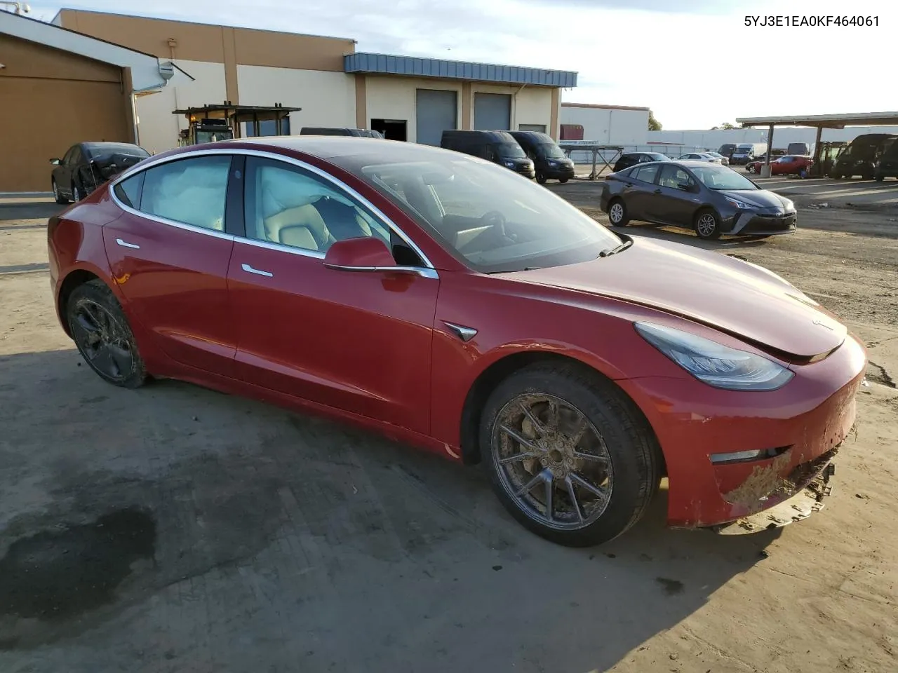 2019 Tesla Model 3 VIN: 5YJ3E1EA0KF464061 Lot: 81154384