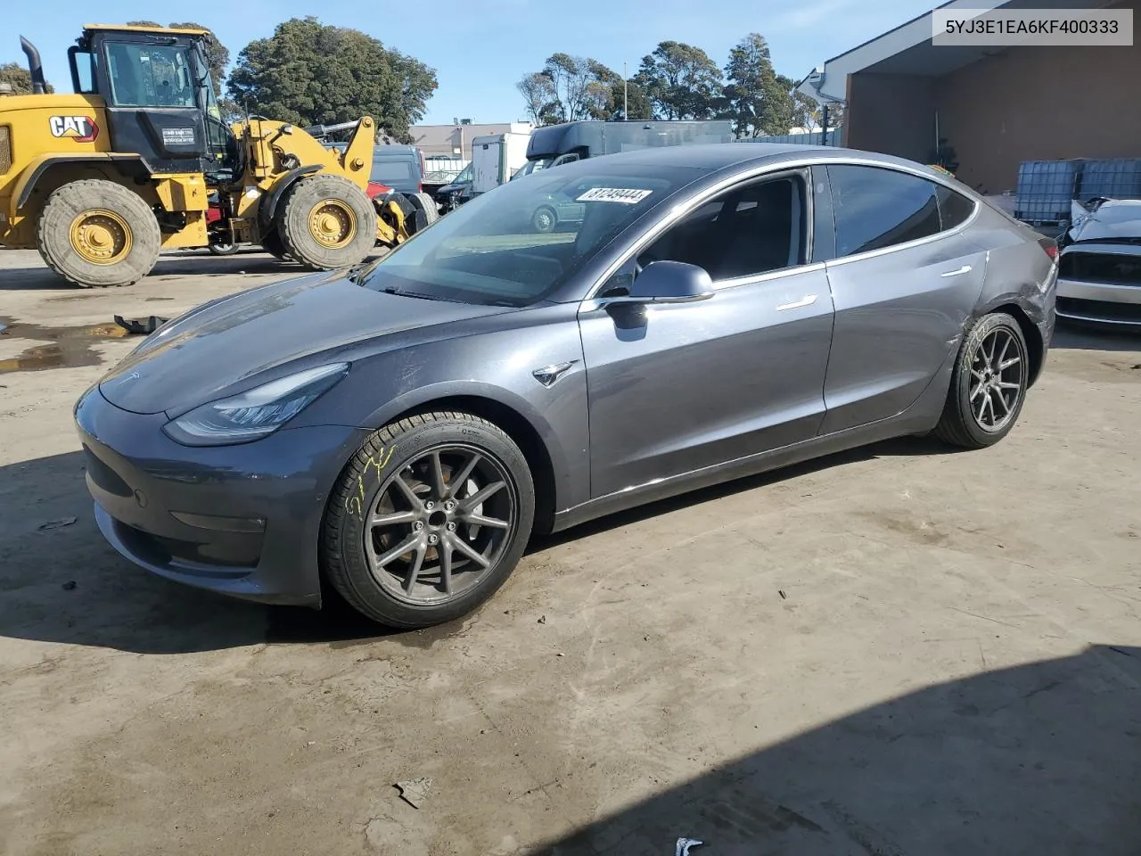 2019 Tesla Model 3 VIN: 5YJ3E1EA6KF400333 Lot: 81249444