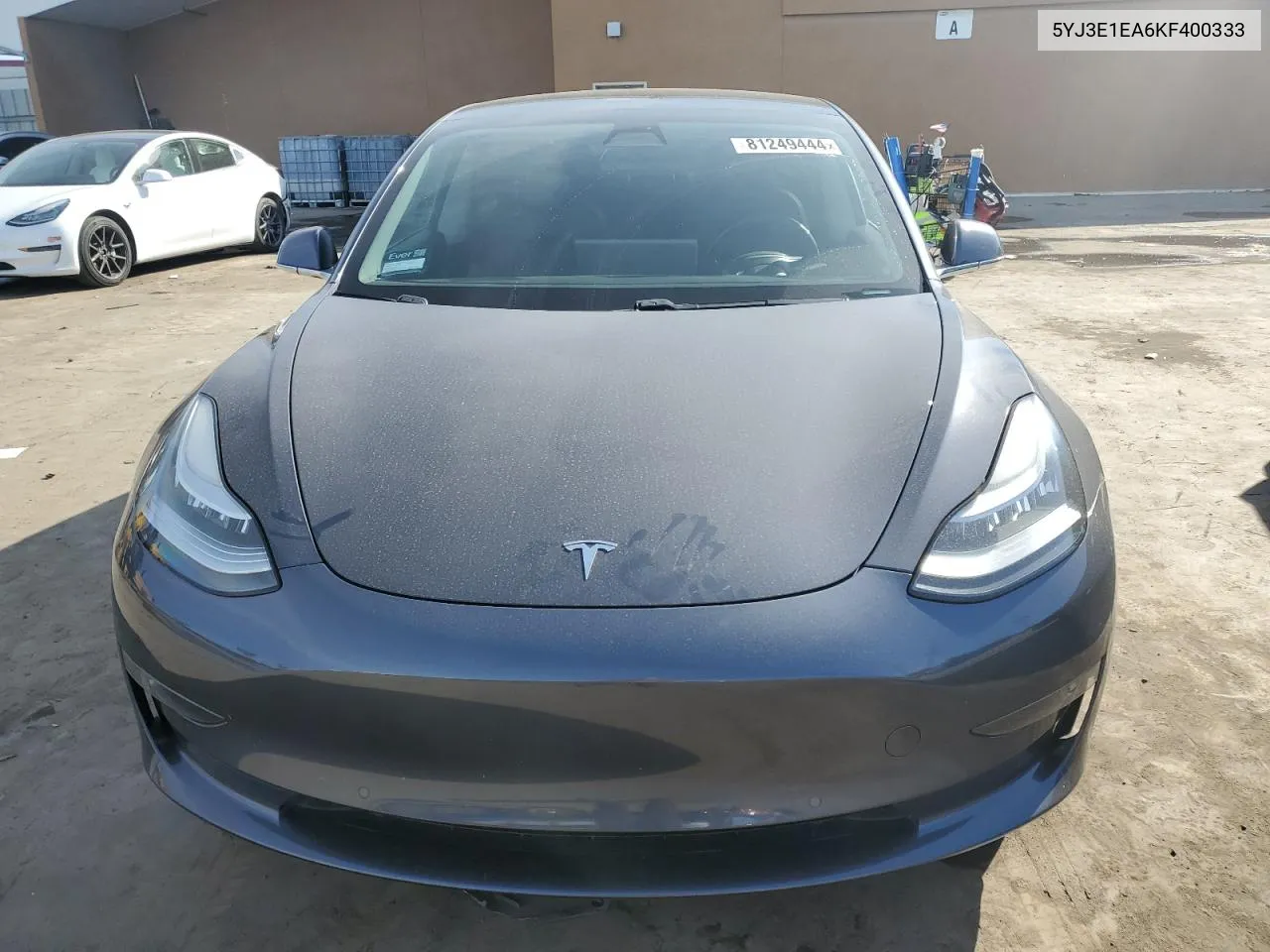 2019 Tesla Model 3 VIN: 5YJ3E1EA6KF400333 Lot: 81249444