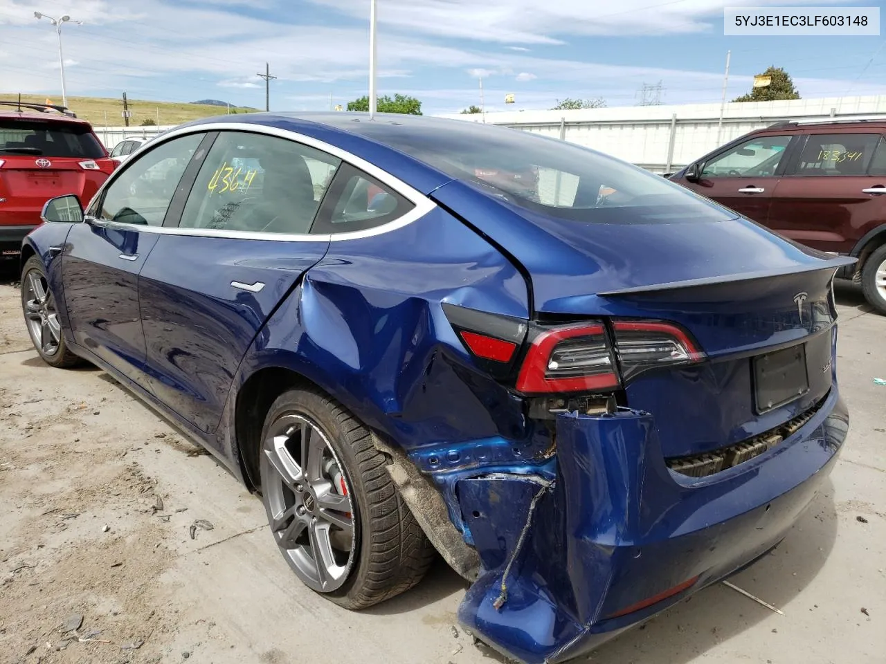 5YJ3E1EC3LF603148 2020 Tesla Model 3