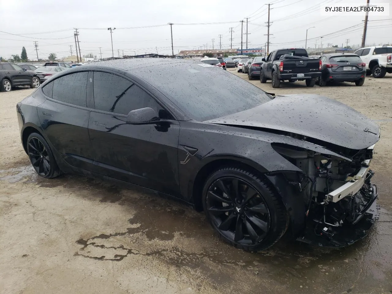 2020 Tesla Model 3 VIN: 5YJ3E1EA2LF804733 Lot: 50511524