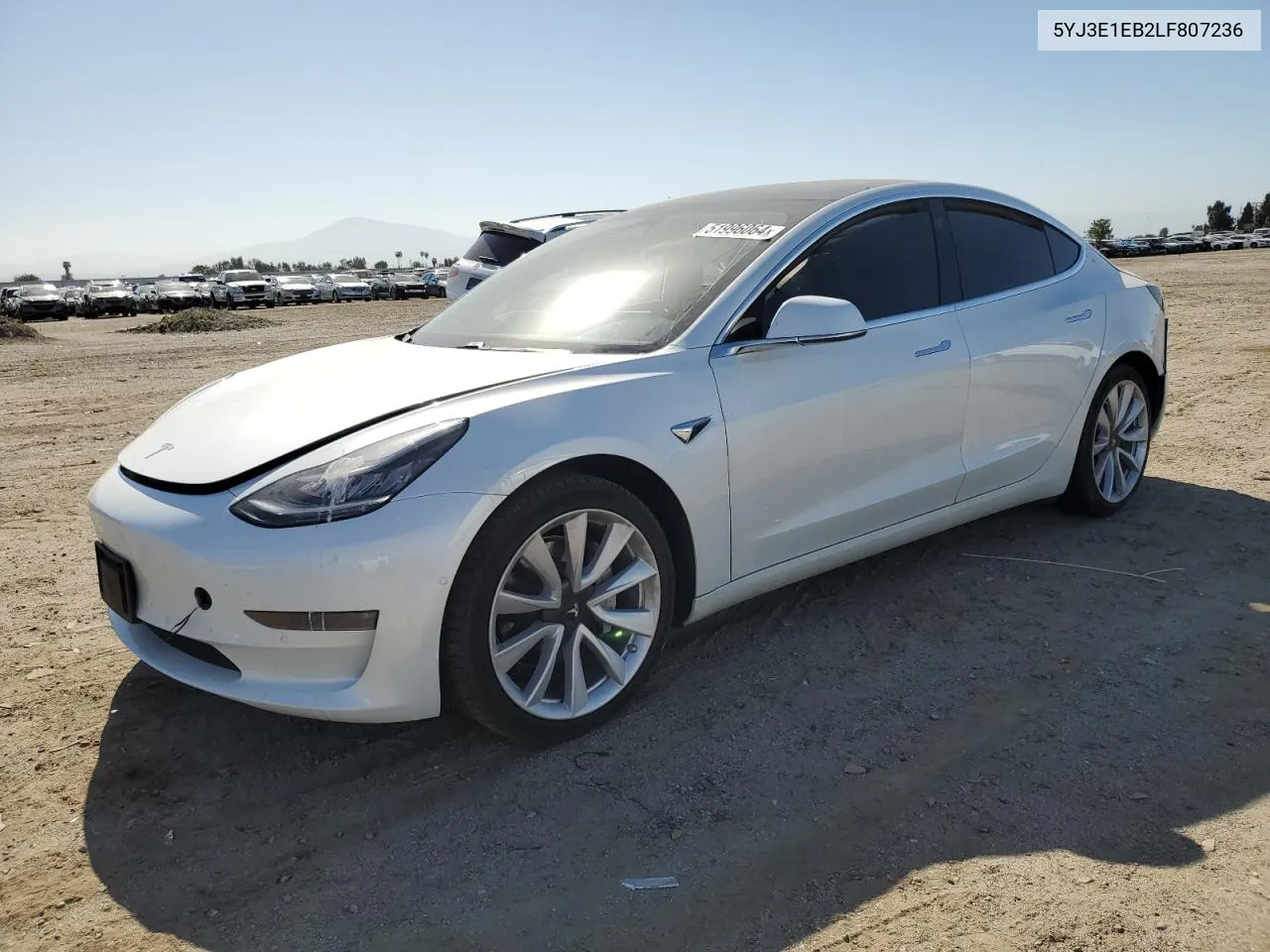 5YJ3E1EB2LF807236 2020 Tesla Model 3