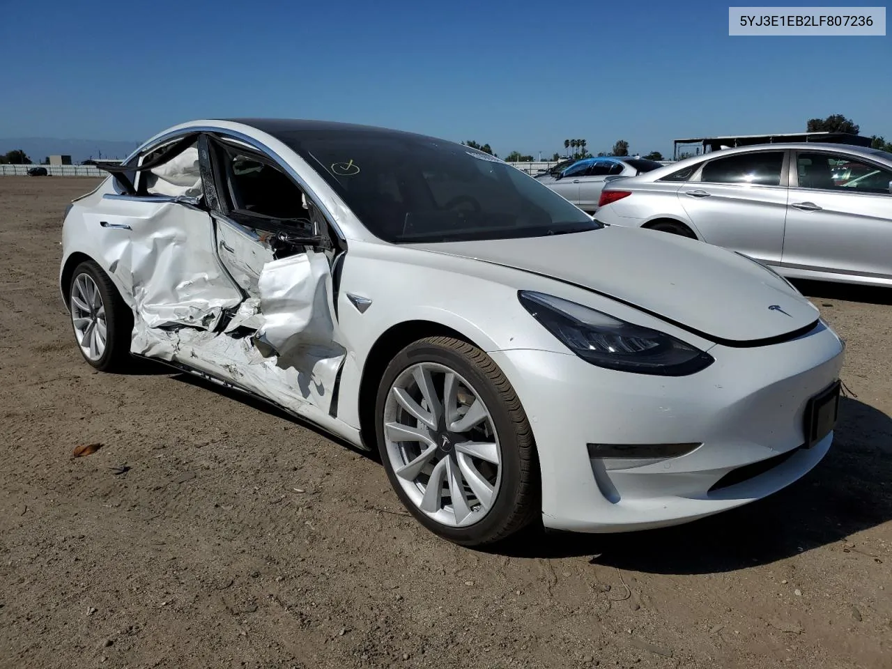 5YJ3E1EB2LF807236 2020 Tesla Model 3