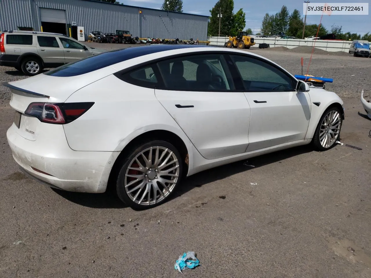 2020 Tesla Model 3 VIN: 5YJ3E1ECXLF722461 Lot: 59362214