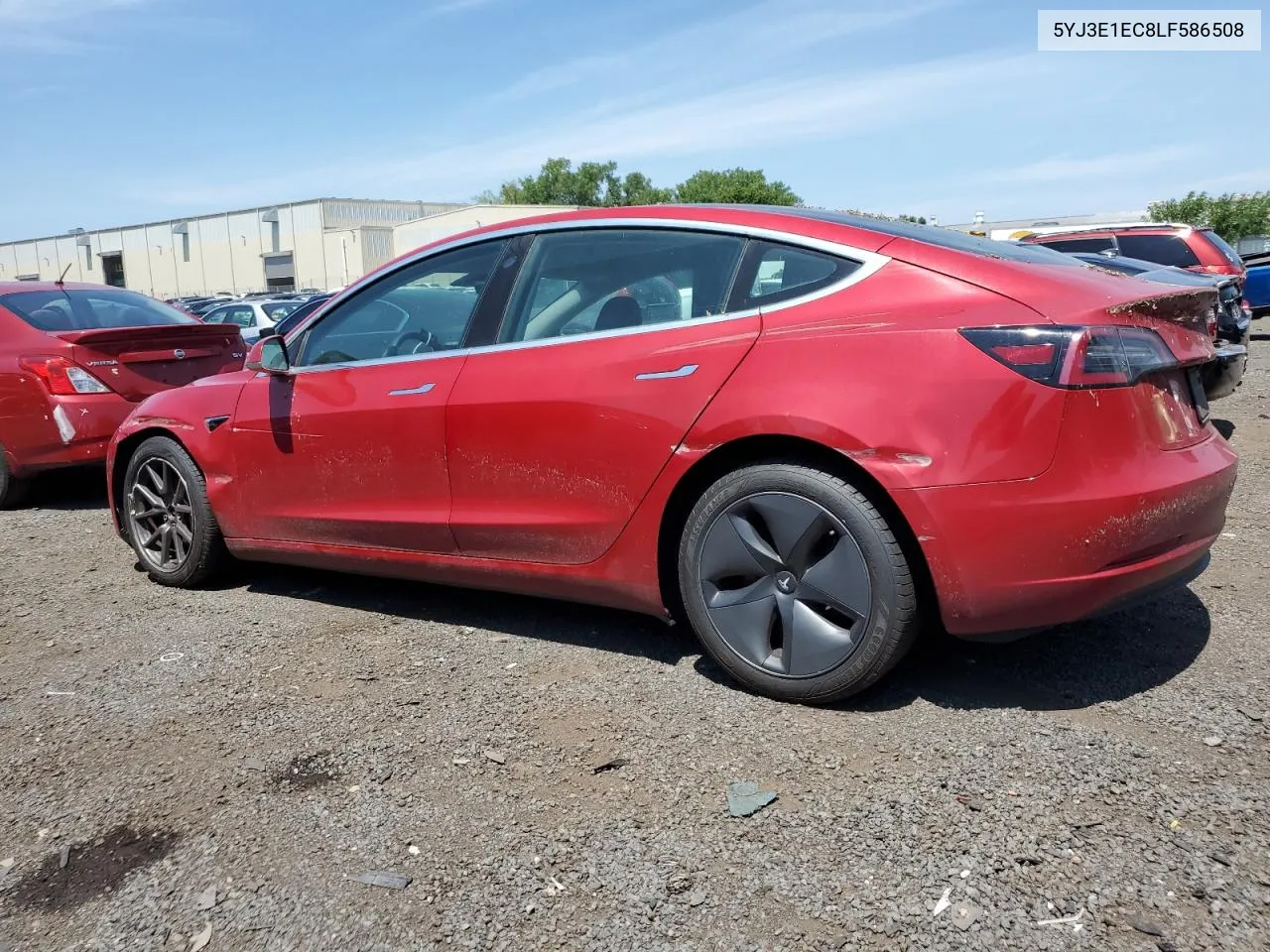 2020 Tesla Model 3 VIN: 5YJ3E1EC8LF586508 Lot: 60290424