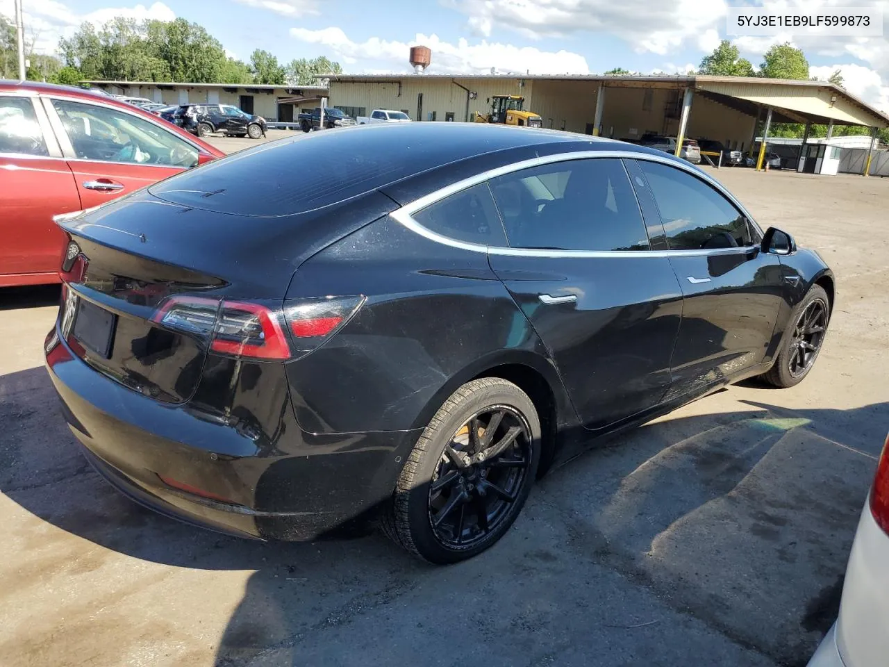 2020 Tesla Model 3 VIN: 5YJ3E1EB9LF599873 Lot: 60420494