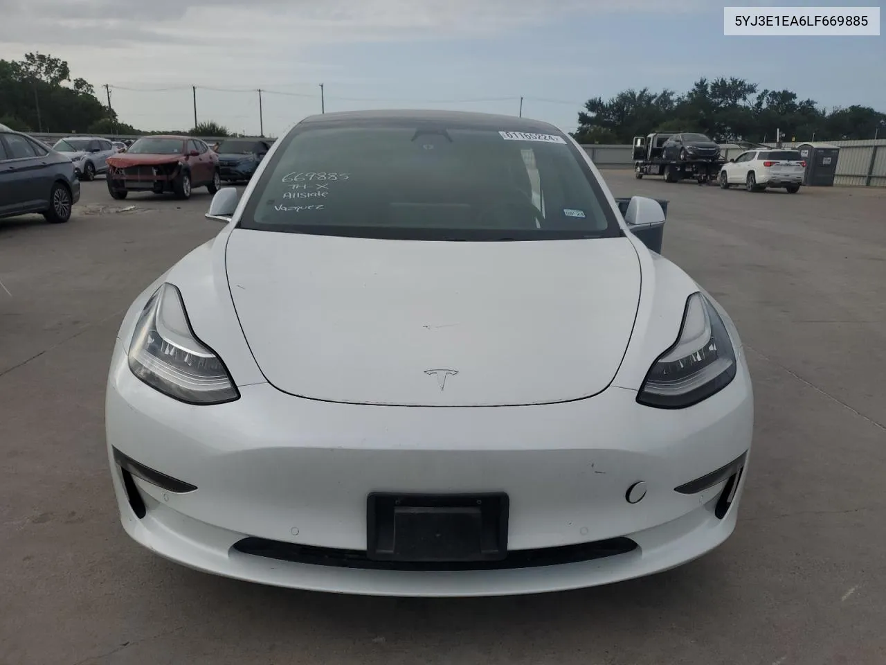 5YJ3E1EA6LF669885 2020 Tesla Model 3