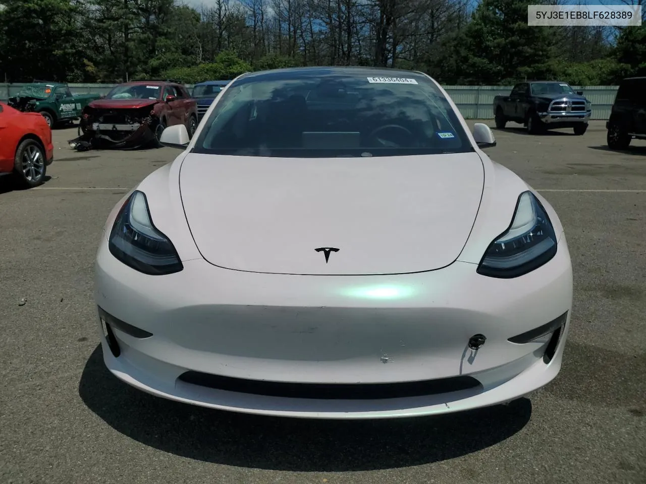 5YJ3E1EB8LF628389 2020 Tesla Model 3